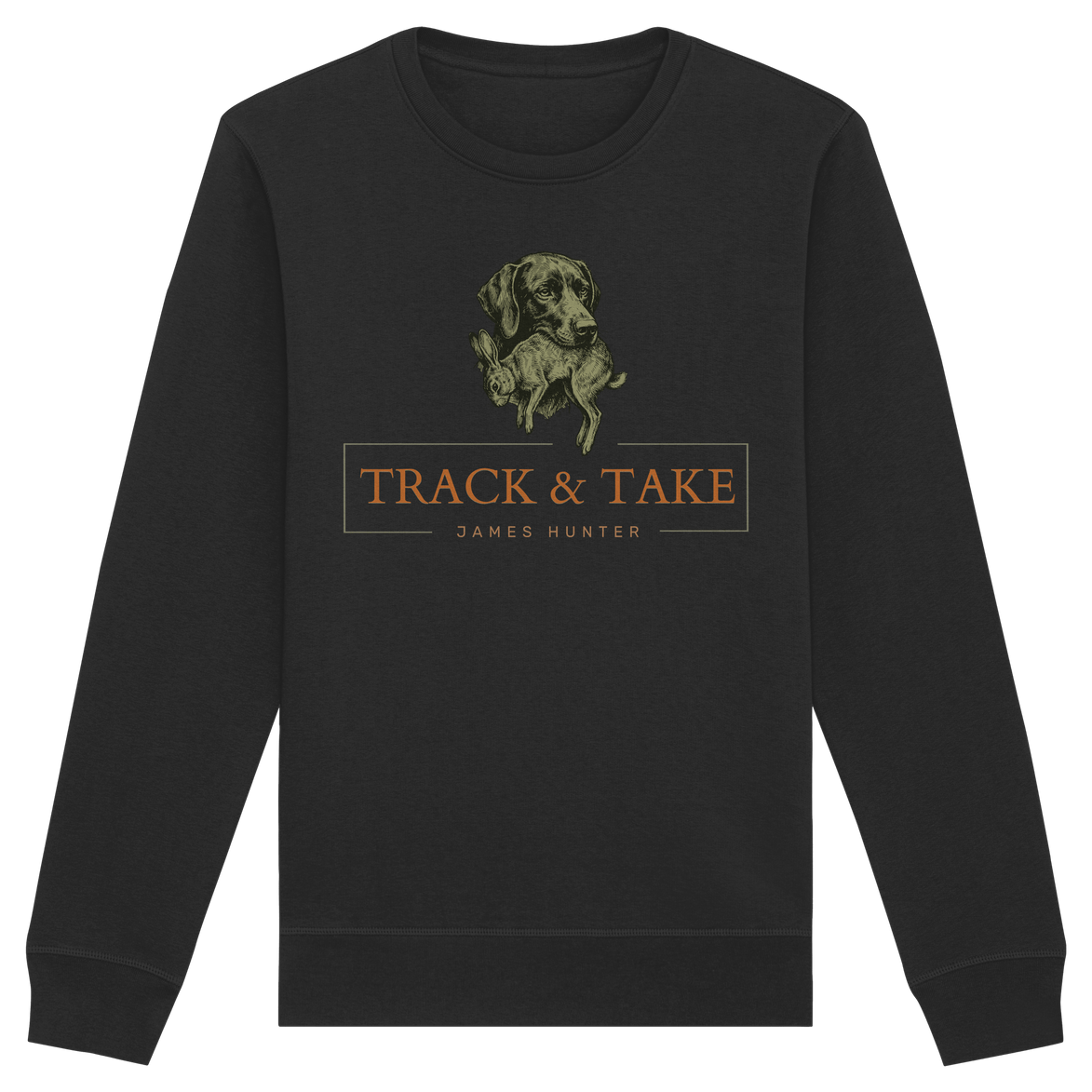 James Hunter - Nature and Beyond Sweatshirts Black / XS Track & Take - Organic Basic Unisex Sweatshirt
