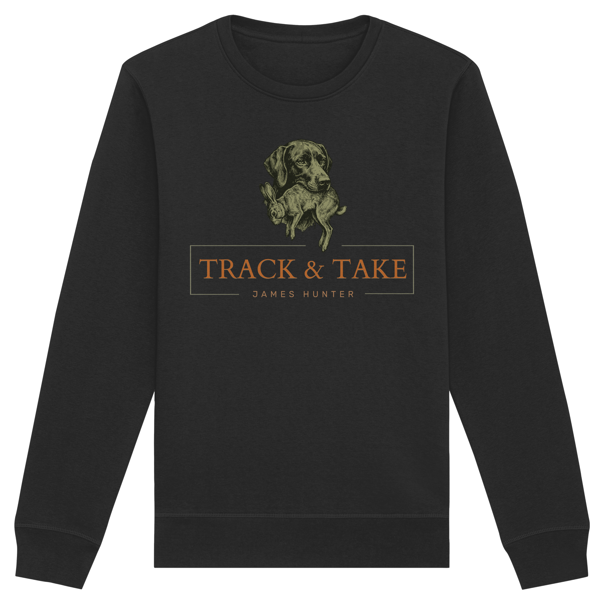 James Hunter - Nature and Beyond Sweatshirts Black / XS Track & Take - Organic Basic Unisex Sweatshirt