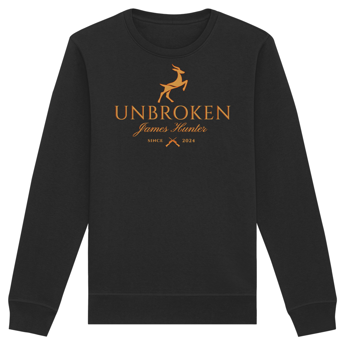 James Hunter - Nature and Beyond Sweatshirts Black / XS Unbroken - since 2024 - Organic Basic Unisex Sweatshirt