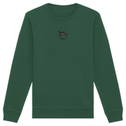 James Hunter - Nature and Beyond Sweatshirts Bottle Green / XS Happy Hunter (embroidery) - Organic Basic Unisex Sweatshirt