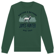 James Hunter - Nature and Beyond Sweatshirts Bottle Green / XS James Hunter - Nature & Beyond - Organic Basic Unisex Sweatshirt