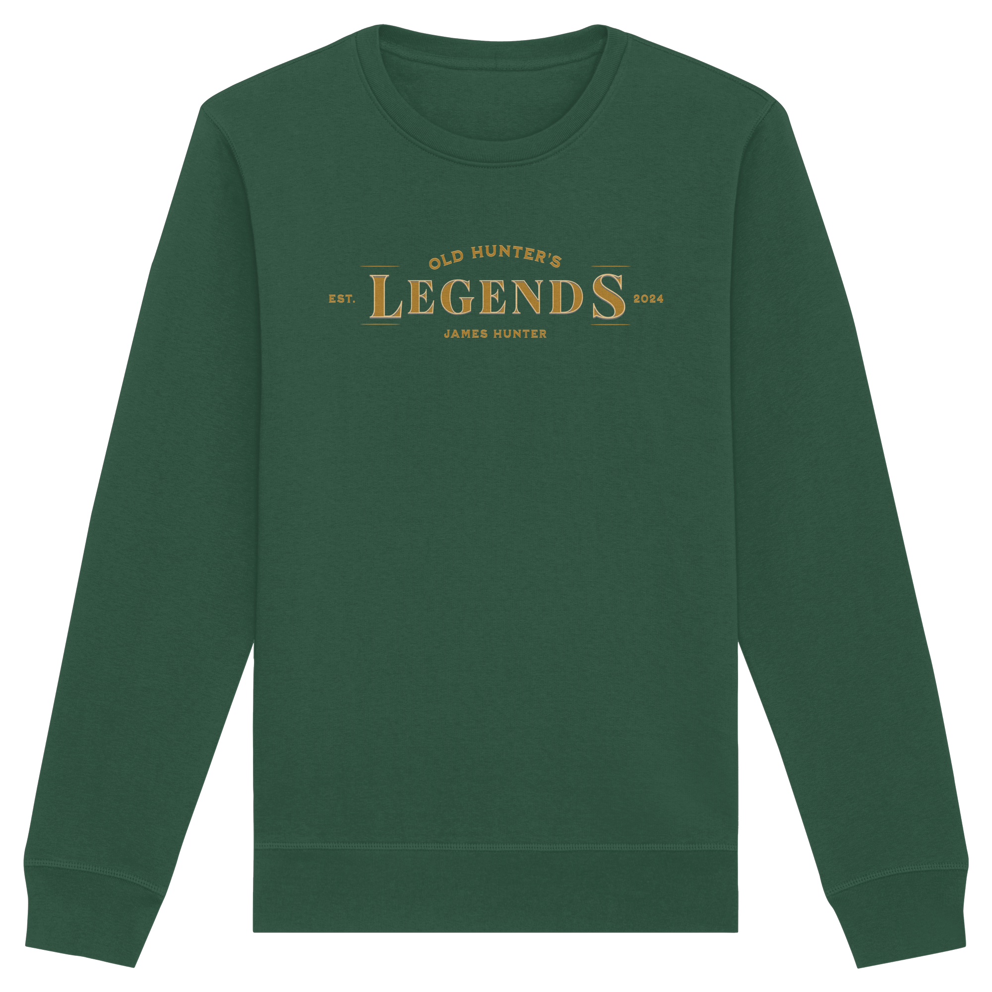 James Hunter - Nature and Beyond Sweatshirts Bottle Green / XS Old Hunter's Legends - Organic Basic Unisex Sweatshirt