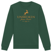 James Hunter - Nature and Beyond Sweatshirts Bottle Green / XS Unbroken - since 2024 - Organic Basic Unisex Sweatshirt