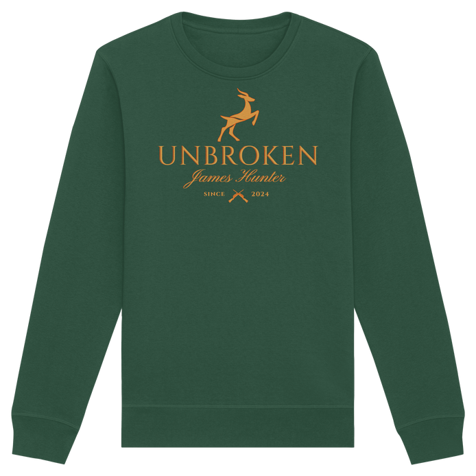 James Hunter - Nature and Beyond Sweatshirts Bottle Green / XS Unbroken - since 2024 - Organic Basic Unisex Sweatshirt