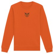 James Hunter - Nature and Beyond Sweatshirts Bright Orange / XS Owl Is Watching You (embroidery) - Organic Basic Unisex Sweatshirt
