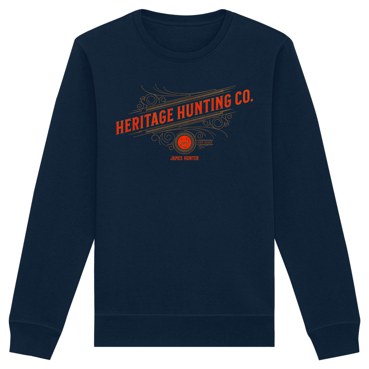 James Hunter - Nature and Beyond Sweatshirts French Navy / XS Heritage Hunting Co. - Organic Basic Unisex Sweatshirt