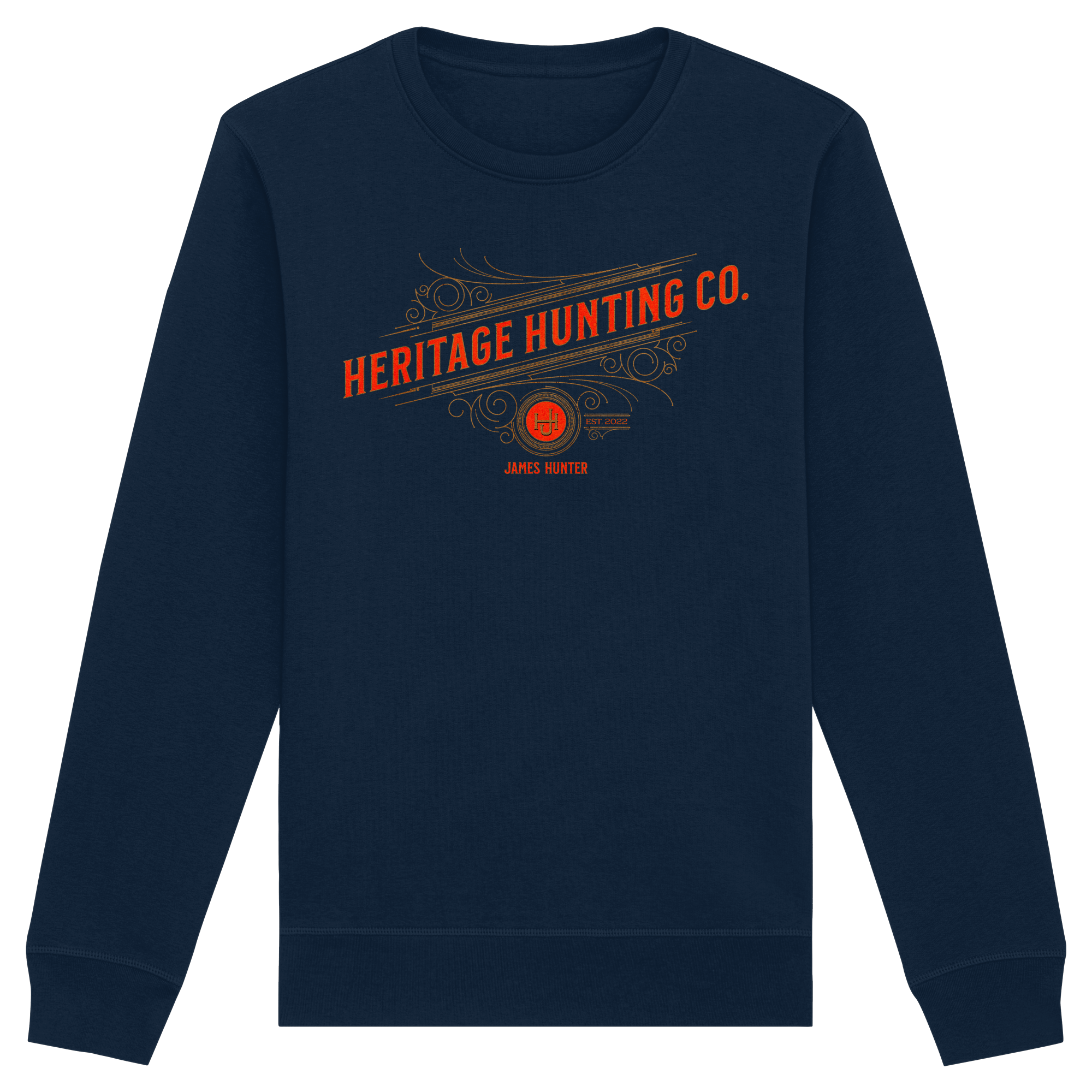 James Hunter - Nature and Beyond Sweatshirts French Navy / XS Heritage Hunting Co. - Organic Basic Unisex Sweatshirt