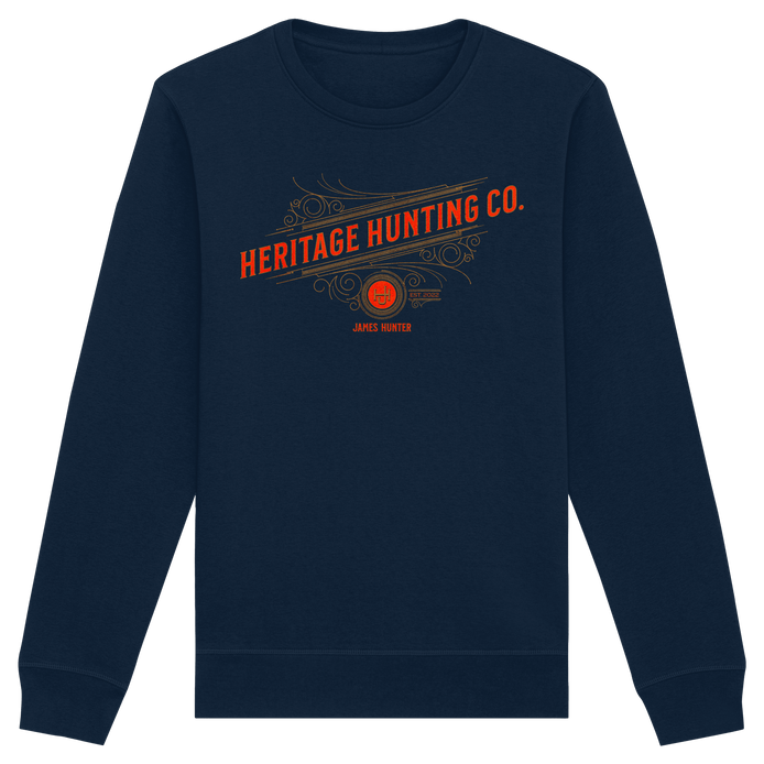 James Hunter - Nature and Beyond Sweatshirts French Navy / XS Heritage Hunting Co. - Organic Basic Unisex Sweatshirt