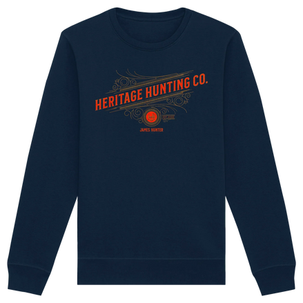 James Hunter - Nature and Beyond Sweatshirts French Navy / XS Heritage Hunting Co. - Organic Basic Unisex Sweatshirt