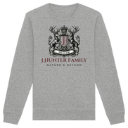 James Hunter - Nature and Beyond Sweatshirts Heather Grey / XS James Hunter Family - Grey/Black - Organic Basic Unisex Sweatshirt