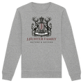 James Hunter - Nature and Beyond Sweatshirts Heather Grey / XS James Hunter Family - Grey/Black - Organic Basic Unisex Sweatshirt