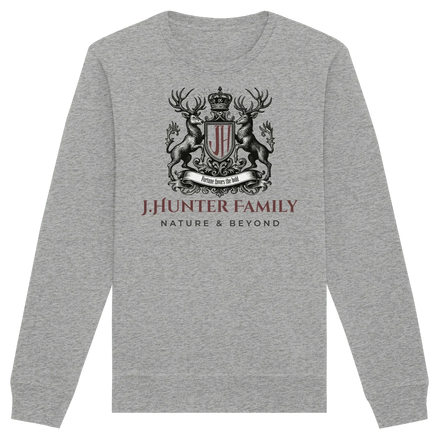 James Hunter - Nature and Beyond Sweatshirts Heather Grey / XS James Hunter Family - Grey/Black - Organic Basic Unisex Sweatshirt
