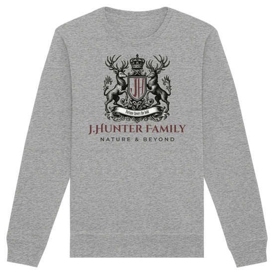 James Hunter - Nature and Beyond Sweatshirts Heather Grey / XS James Hunter Family - Grey/Black - Organic Basic Unisex Sweatshirt