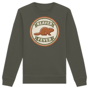 James Hunter - Nature and Beyond Sweatshirts Khaki / XS Beaver Fever - Organic Basic Unisex Sweatshirt