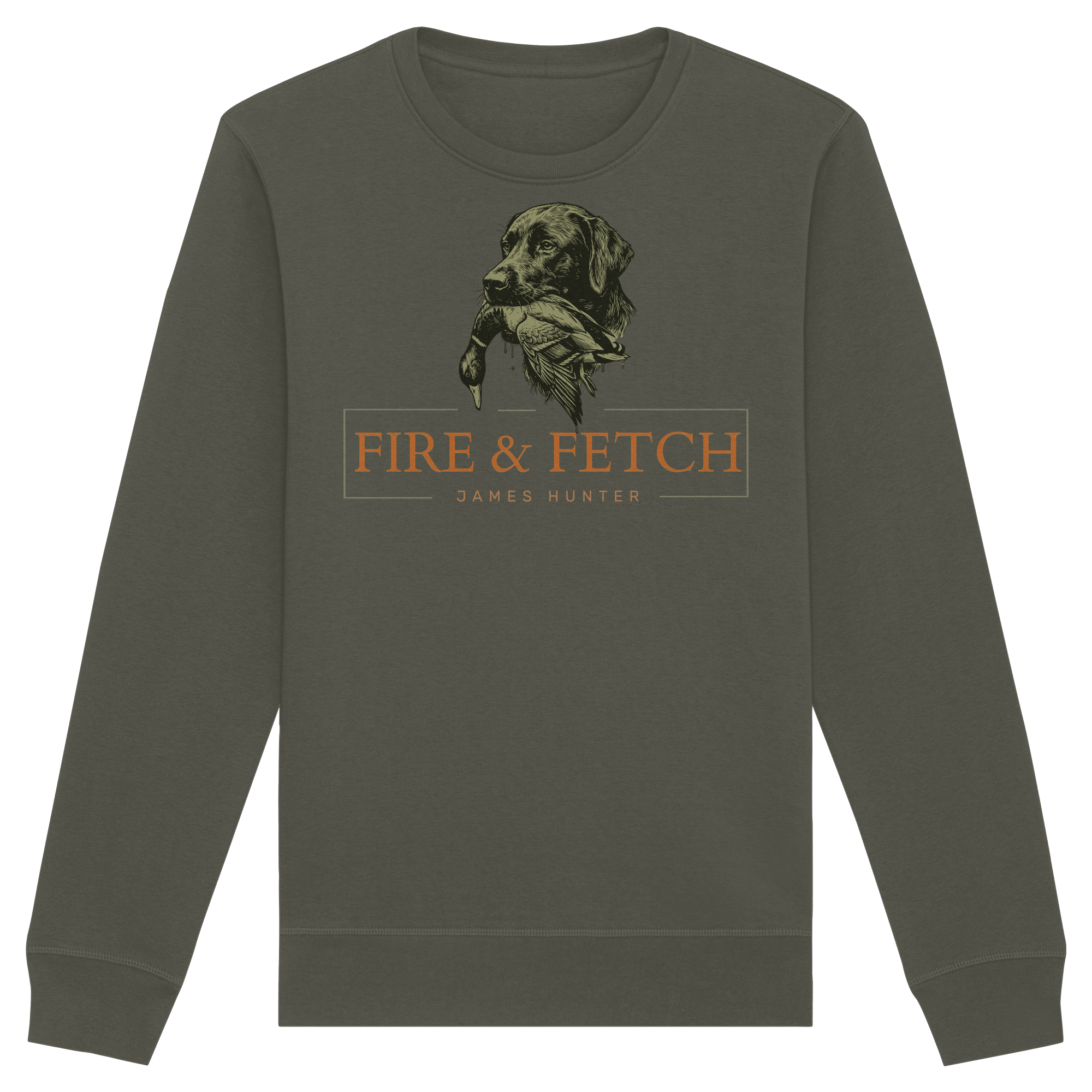 James Hunter - Nature and Beyond Sweatshirts Khaki / XS FIRE & FETCH - Organic Basic Unisex Sweatshirt