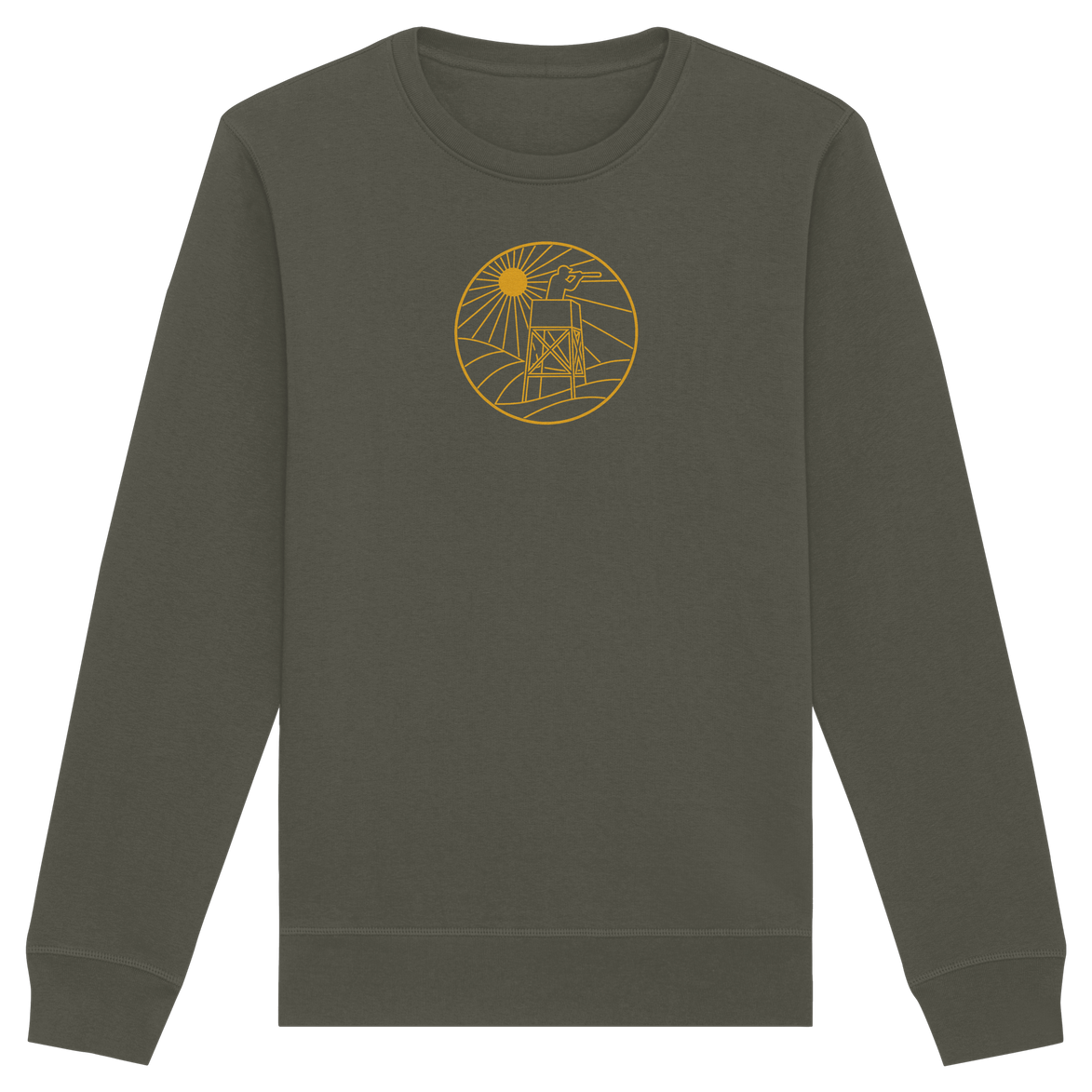 James Hunter - Nature and Beyond Sweatshirts Khaki / XS Golden Circle - Organic Basic Unisex Sweatshirt