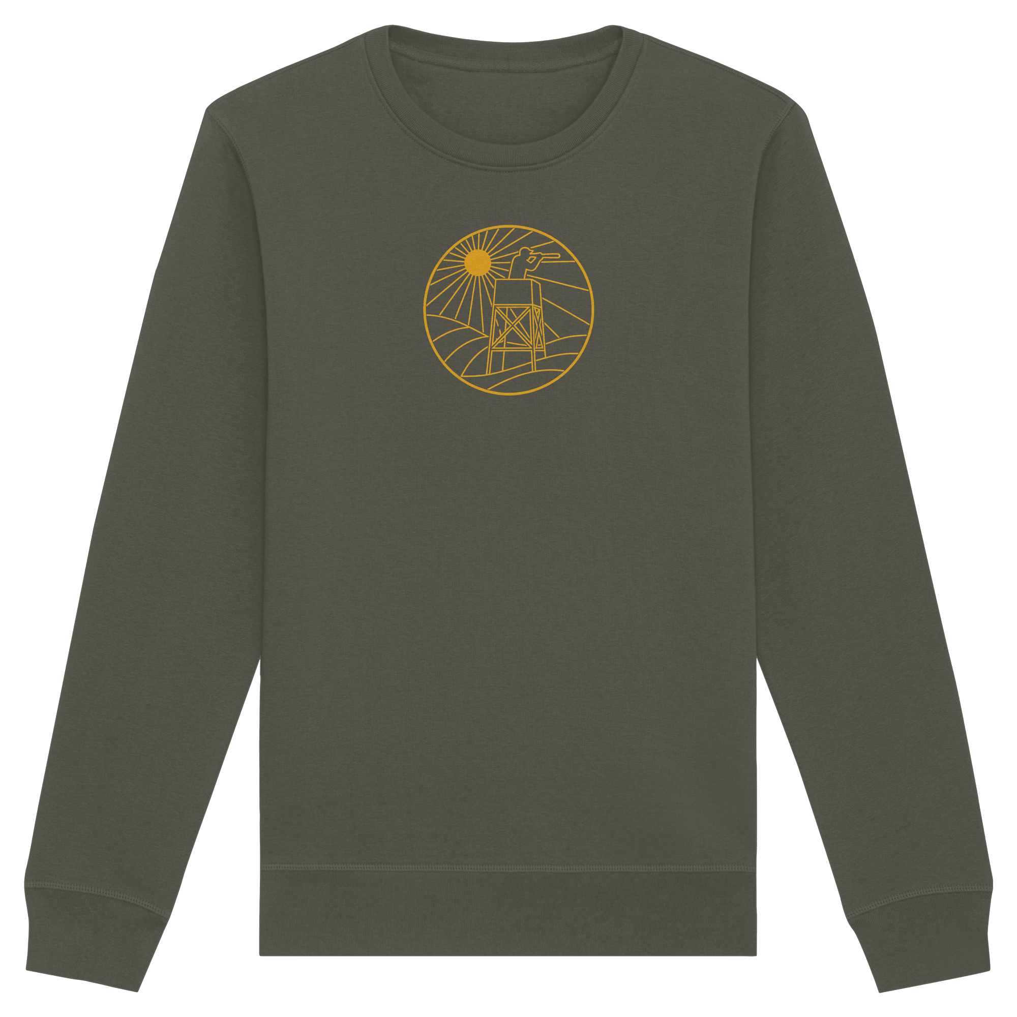 James Hunter - Nature and Beyond Sweatshirts Khaki / XS Golden Circle - Organic Basic Unisex Sweatshirt