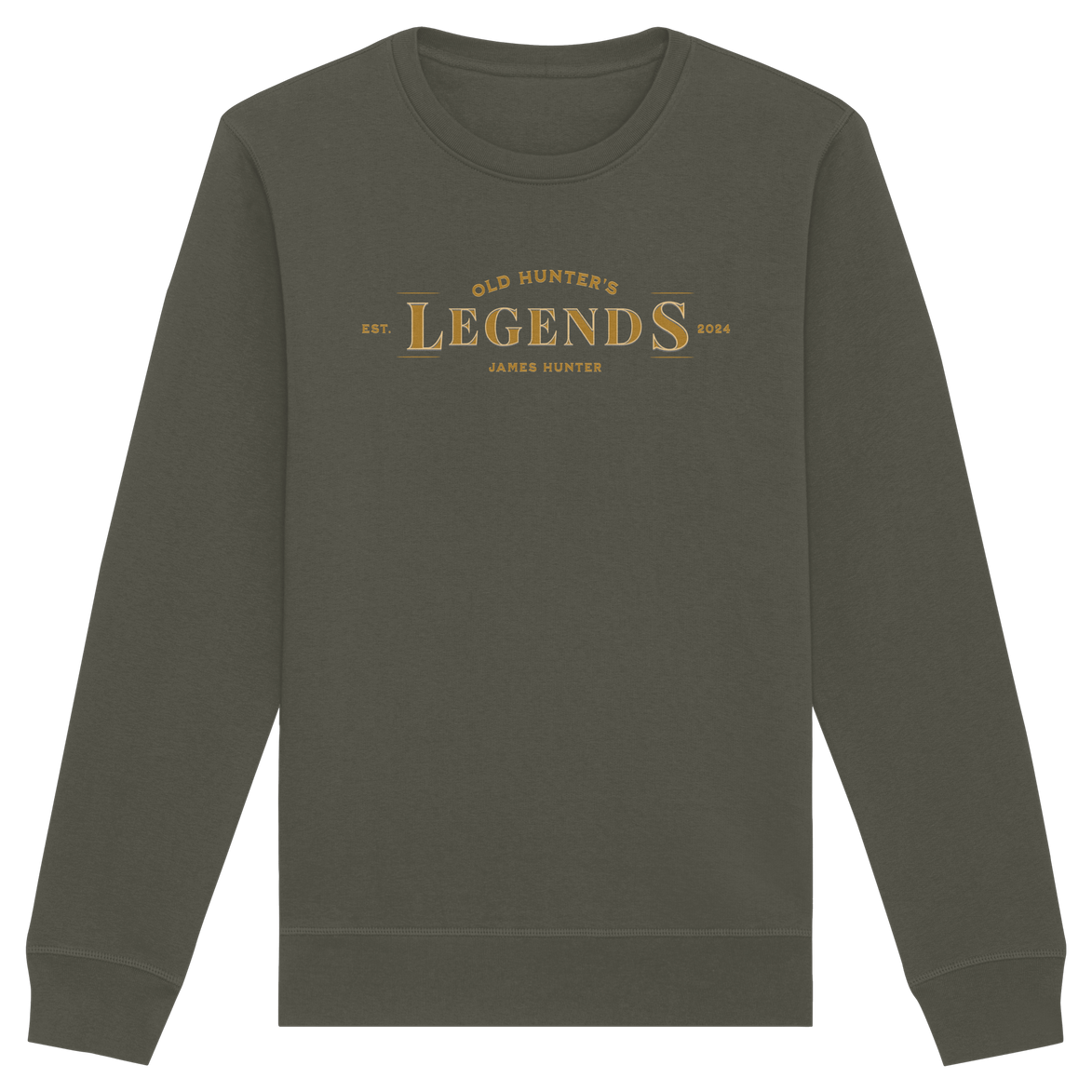 James Hunter - Nature and Beyond Sweatshirts Khaki / XS Old Hunter's Legends - Organic Basic Unisex Sweatshirt