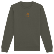 James Hunter - Nature and Beyond Sweatshirts Khaki / XS Resting Fox (embroidery) - Organic Basic Unisex Sweatshirt