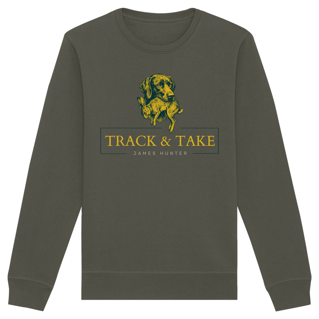 James Hunter - Nature and Beyond Sweatshirts Khaki / XS Track & Take - Organic Basic Unisex Sweatshirt