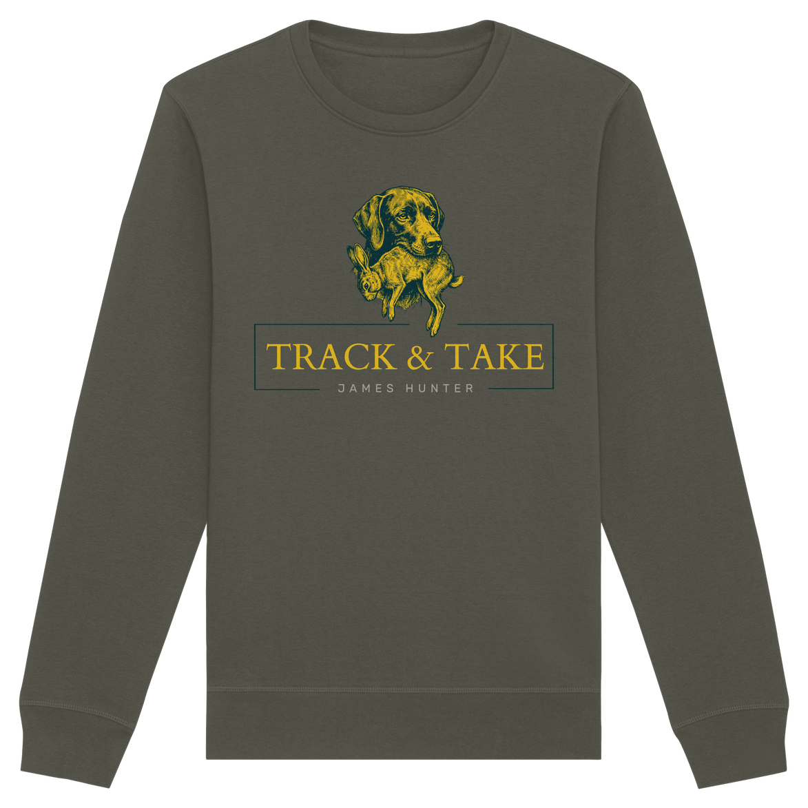James Hunter - Nature and Beyond Sweatshirts Khaki / XS Track & Take - Organic Basic Unisex Sweatshirt