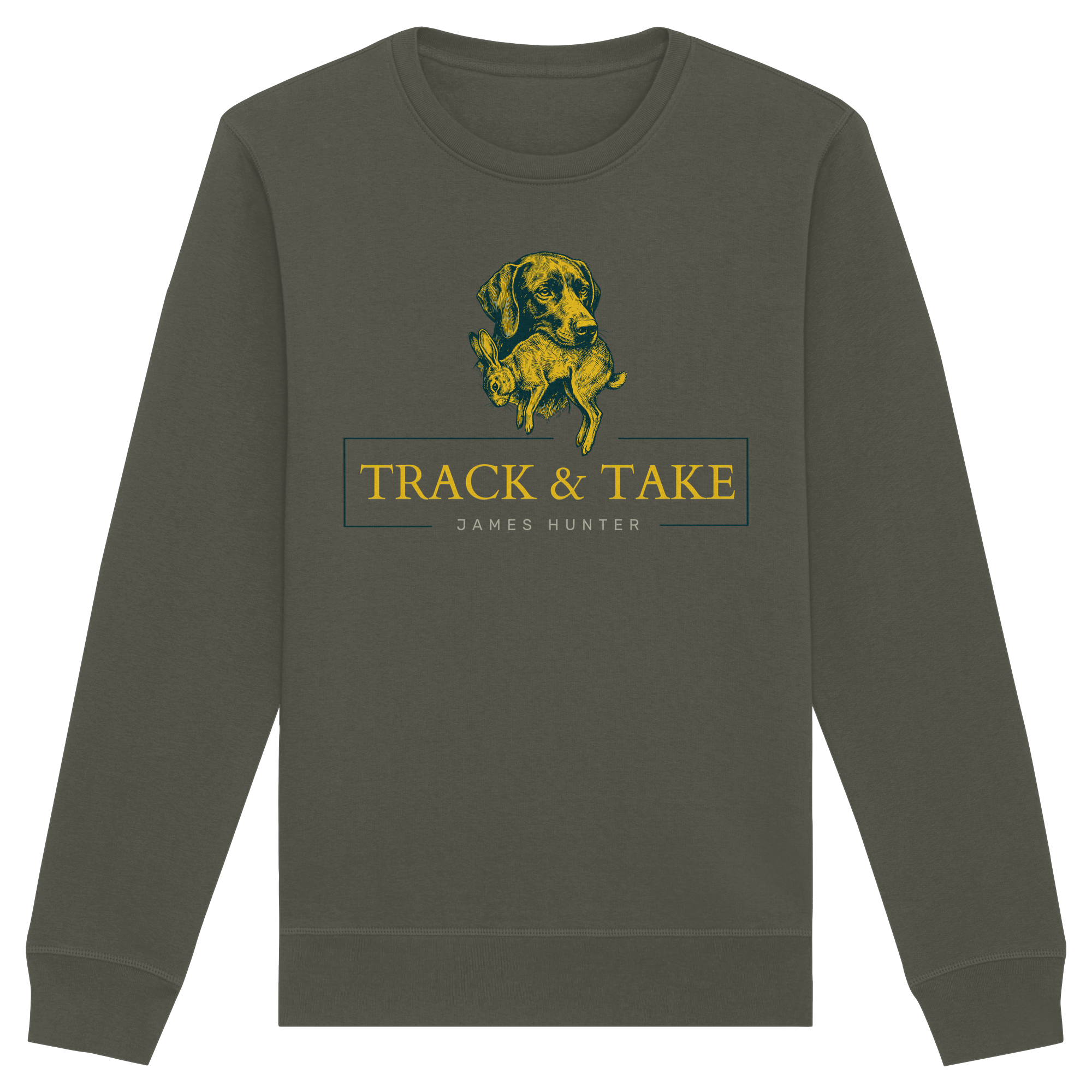 James Hunter - Nature and Beyond Sweatshirts Khaki / XS Track & Take - Organic Basic Unisex Sweatshirt