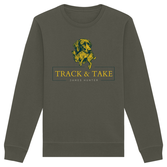 James Hunter - Nature and Beyond Sweatshirts Khaki / XS Track & Take - Organic Basic Unisex Sweatshirt