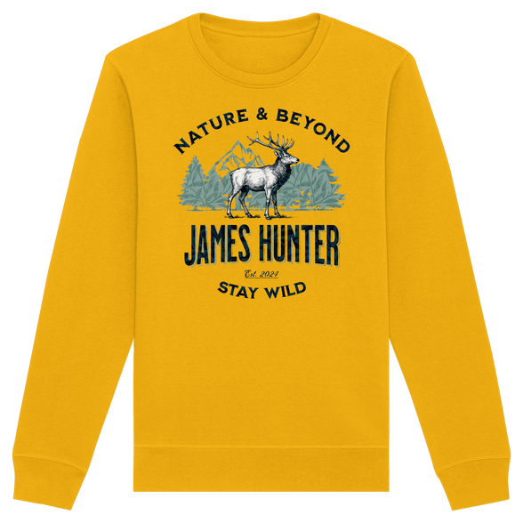 James Hunter - Nature and Beyond Sweatshirts Spectra Yellow / XS James Hunter - Nature & Beyond - Organic Basic Unisex Sweatshirt