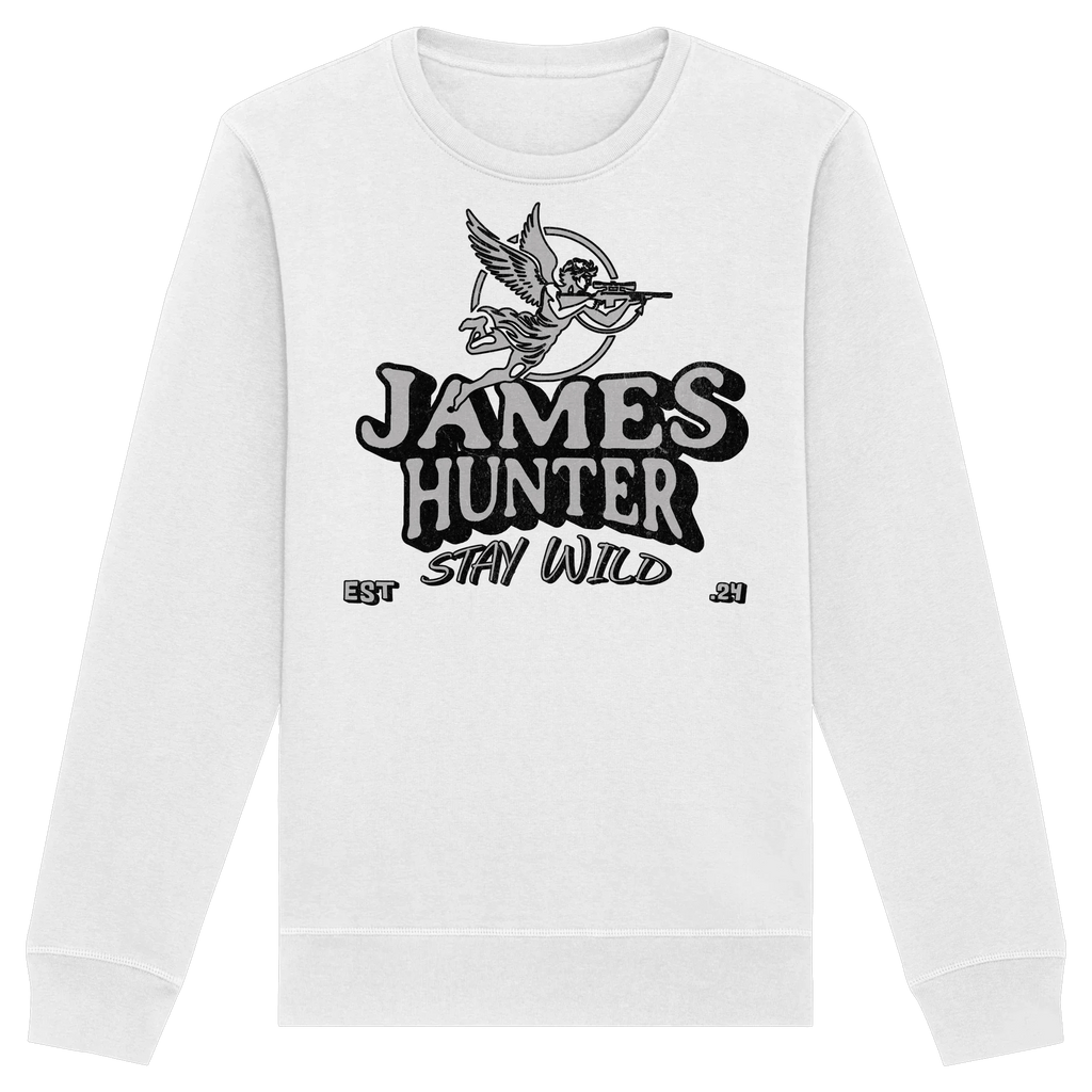 James Hunter - Nature and Beyond Sweatshirts White / XS Stay Wild – James Hunter Angel Edition - Organic Basic Unisex Sweatshirt
