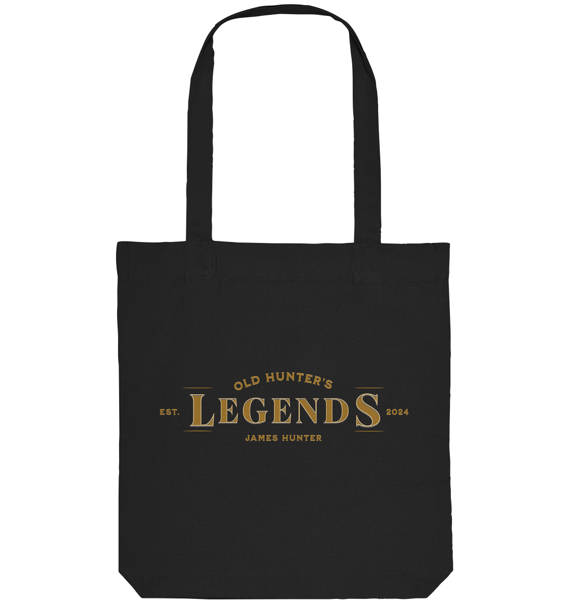 James Hunter - Nature and Beyond Taschen Black / ca. 38x42 Old Hunter's Legends - Organic Tote-Bag