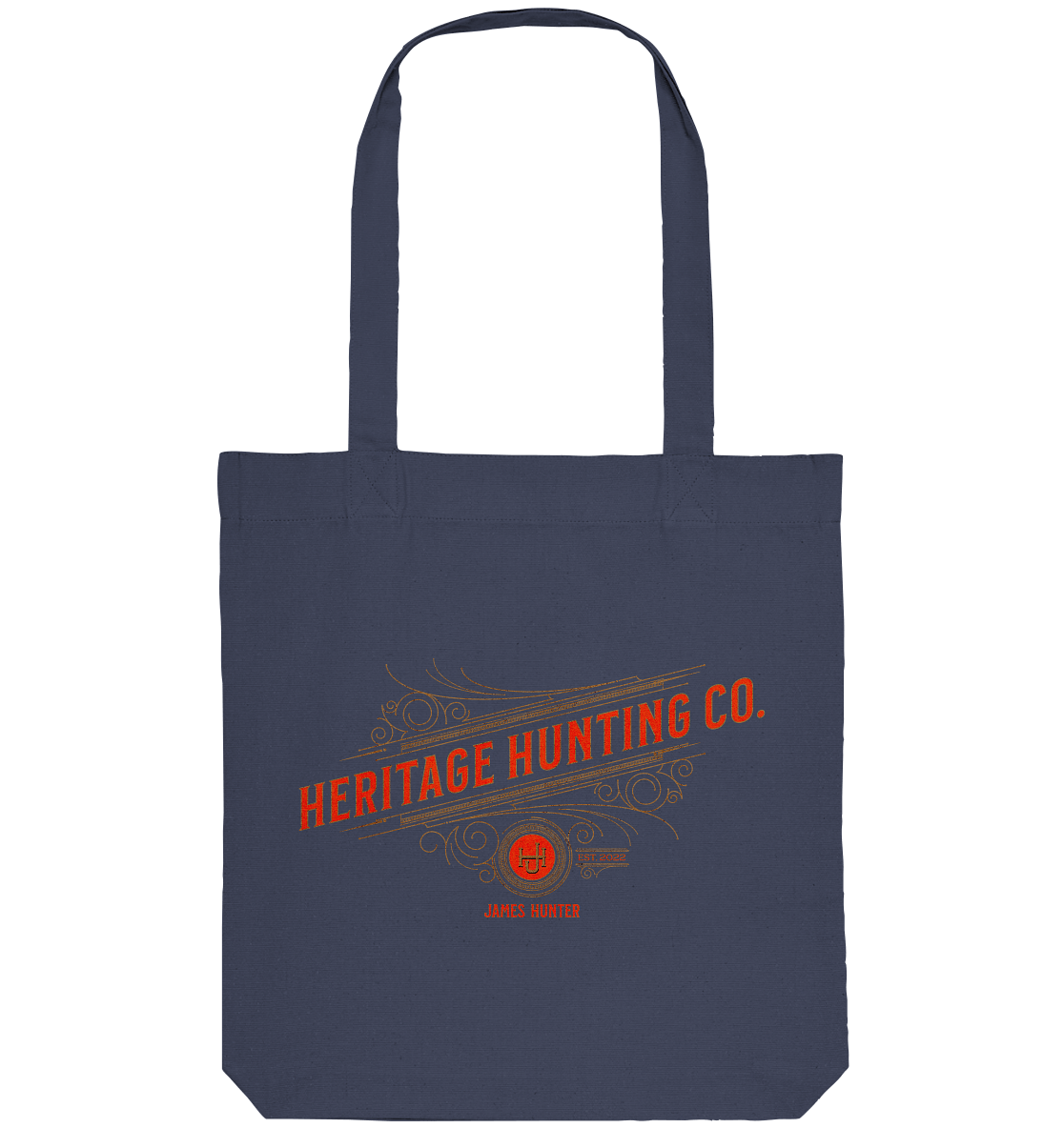 James Hunter - Nature and Beyond Taschen Midnight Blue / ca. 38x42 Heritage Hunting Co. - Organic Tote-Bag