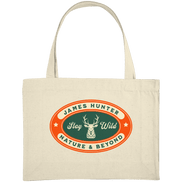 James Hunter - Nature and Beyond Taschen Natural / ca. 49x37 Stay Wild - Organic Shopping-Bag