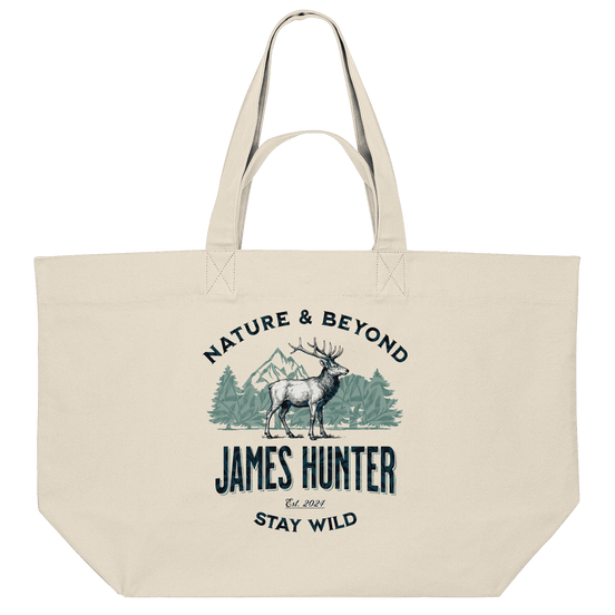 James Hunter - Nature and Beyond Taschen Natural Raw / ca. 49x37 James Hunter - Nature & Beyond - Organic Shopping-Bag