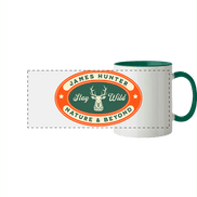 James Hunter - Nature and Beyond Trinkgefäße Dunkelgrün / 330ml Stay Wild - Panorama Tasse zweifarbig
