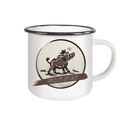 James Hunter - Nature and Beyond Trinkgefäße White / 300ml Boar to be Bad - Emaille Tasse (Black)
