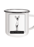 James Hunter - Nature and Beyond Trinkgefäße White / 300ml Caught in Headlights - Emaille Tasse (Black)