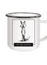 James Hunter - Nature and Beyond Trinkgefäße White / 300ml Fox and Furious - Emaille Mug (Black)