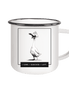 James Hunter - Nature and Beyond Trinkgefäße White / 300ml I came. I quacked. I left. - Emaille Mug (Black)