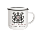 James Hunter - Nature and Beyond Trinkgefäße White / 300ml James Hunter Family - Grey/Black - Emaille Tasse (Black)