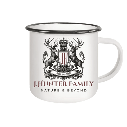 James Hunter - Nature and Beyond Trinkgefäße White / 300ml James Hunter Family - Grey/Black - Emaille Tasse (Black)