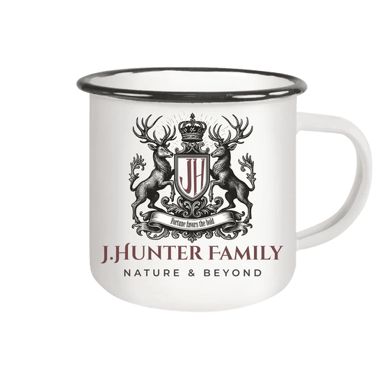 James Hunter - Nature and Beyond Trinkgefäße White / 300ml James Hunter Family - Grey/Black - Emaille Tasse (Black)