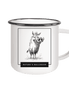 James Hunter - Nature and Beyond Trinkgefäße White / 300ml Nature's Bulldozer - Emaille Mug (Black)