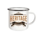 The Heritage Collection - Emaille Tasse (Black) - James Hunter - Nature and Beyond