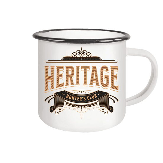 The Heritage Collection - Emaille Tasse (Black) - James Hunter - Nature and Beyond