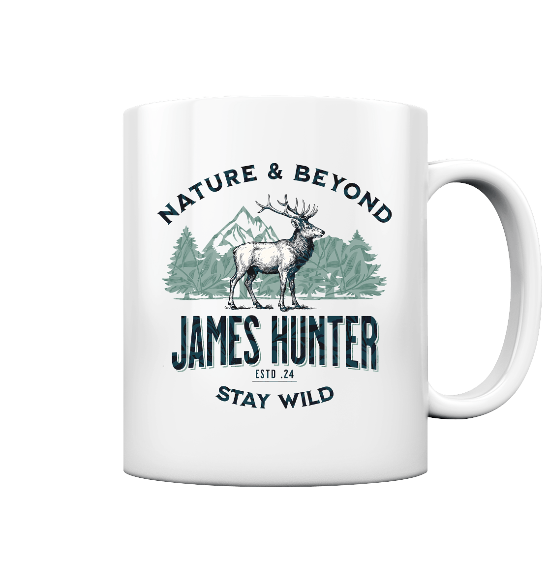 James Hunter - Nature and Beyond Trinkgefäße White glossy / 330ml James Hunter - Nature & Beyond - Tasse glossy