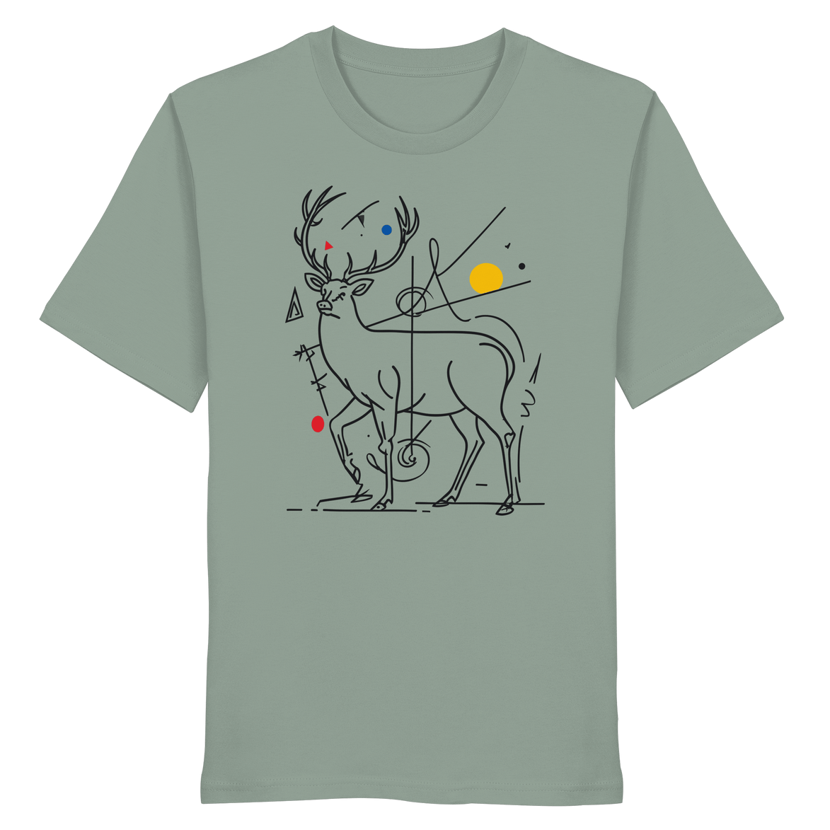 James Hunter - Nature and Beyond Unisex-Shirts Aloe / XS Geometry of the Wild  — Art Collection No.3 - Organic Shirt