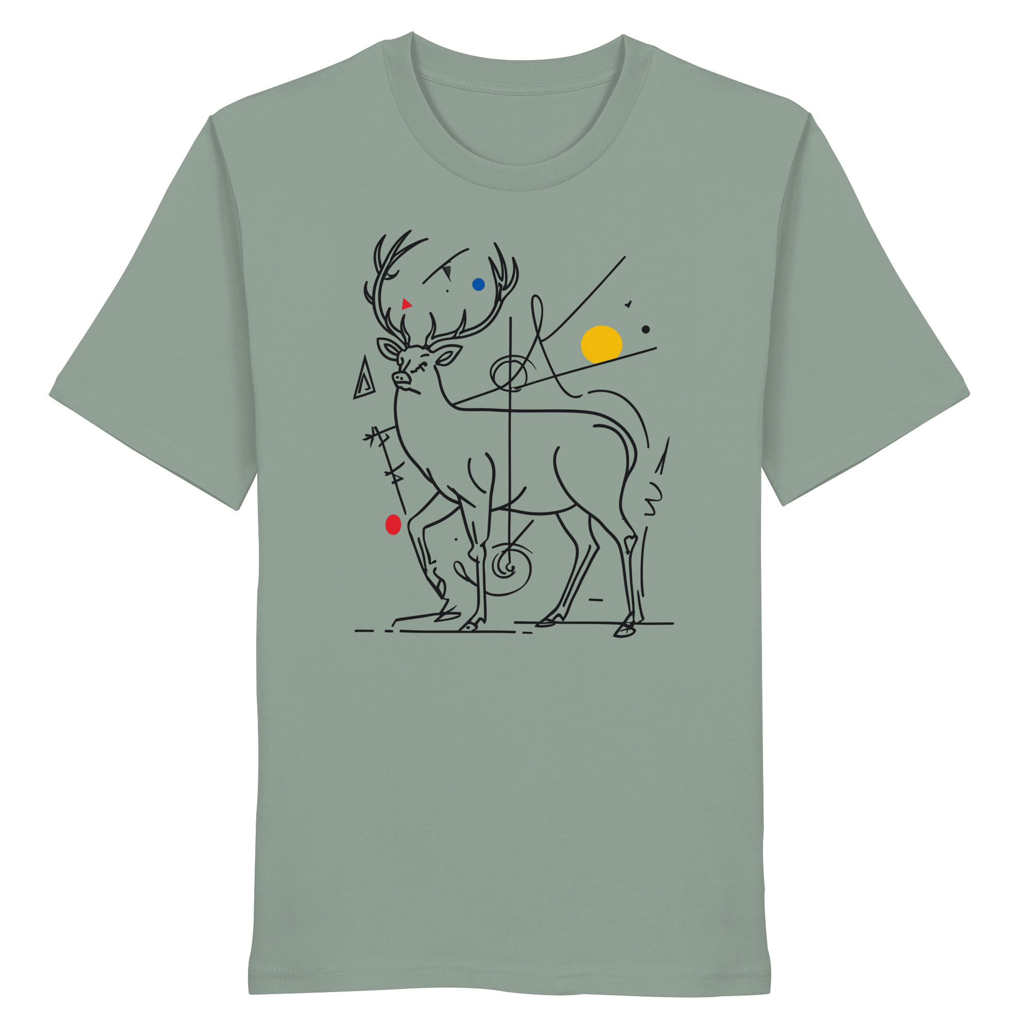 James Hunter - Nature and Beyond Unisex-Shirts Aloe / XS Geometry of the Wild  — Art Collection No.3 - Organic Shirt