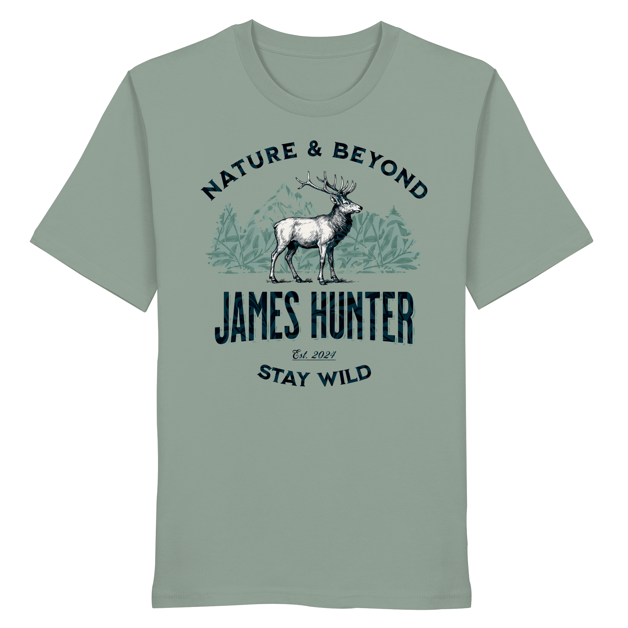 James Hunter - Nature and Beyond Unisex-Shirts Aloe / XS James Hunter - Nature & Beyond - Organic Shirt