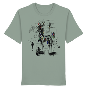 James Hunter - Nature and Beyond Unisex-Shirts Aloe / XS Shadow Stag — Art Collection Organic T-Shirt No. 6 - Organic Shirt