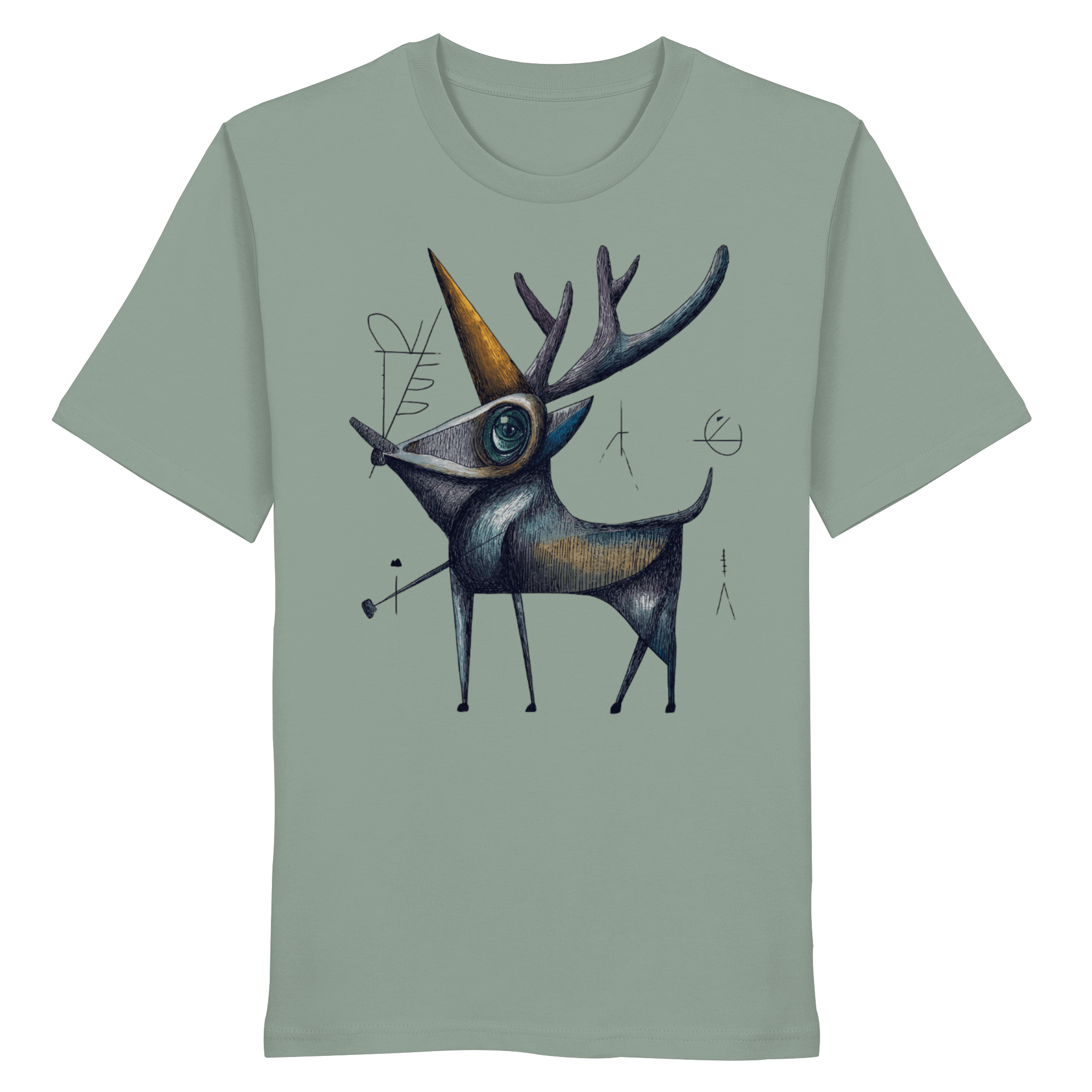 James Hunter - Nature and Beyond Unisex-Shirts Aloe / XS The Watcher — Art Collection Organic T-Shirt No. 8
